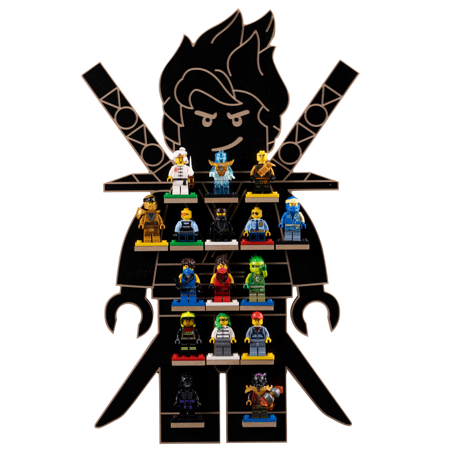 Wandregal für Lego Minifiguren