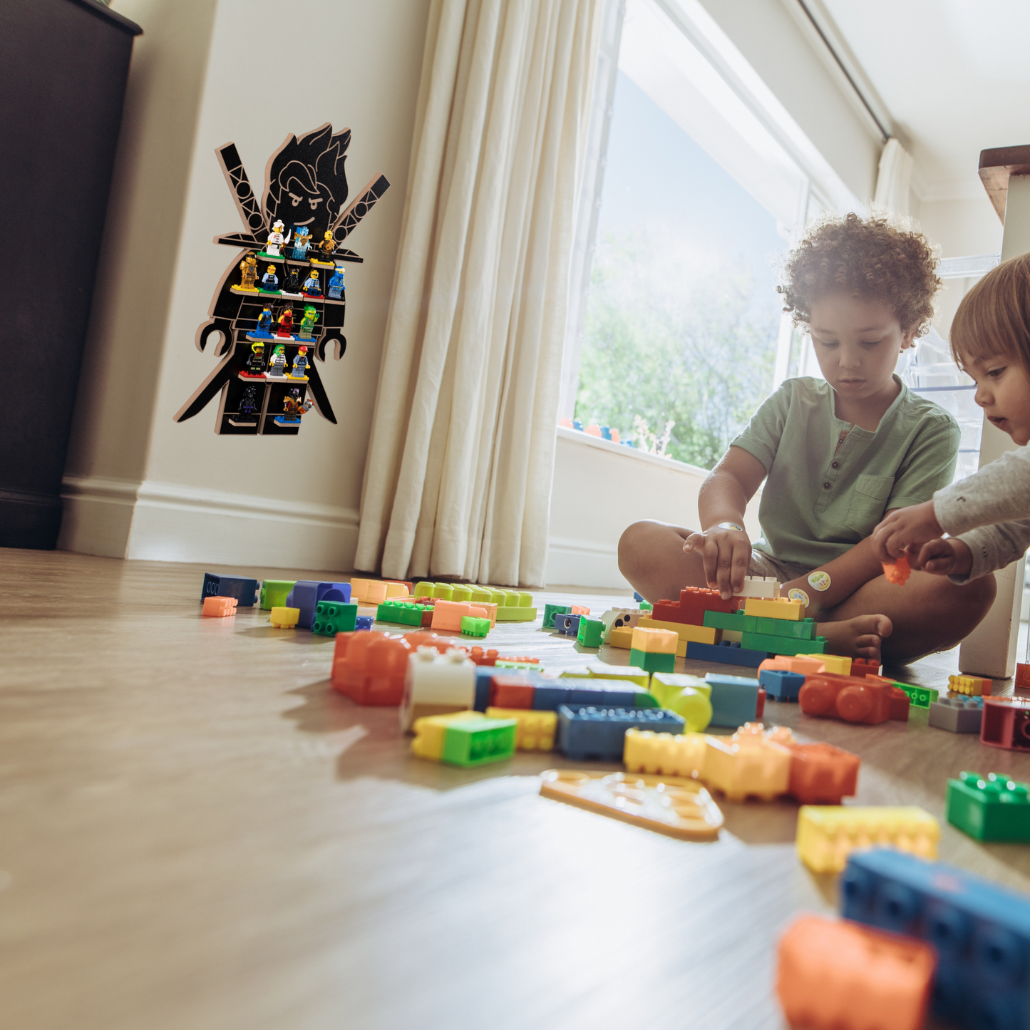 Wandregal für Lego Minifiguren