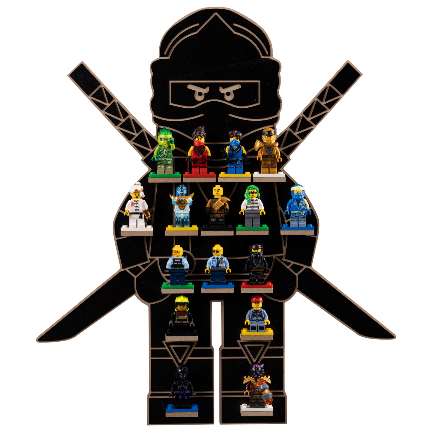 Wandregal für Lego Minifiguren