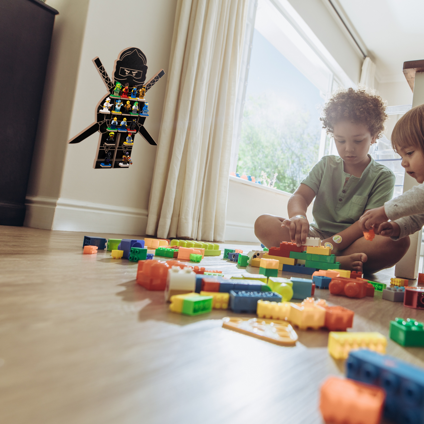 Wandregal für Lego Minifiguren