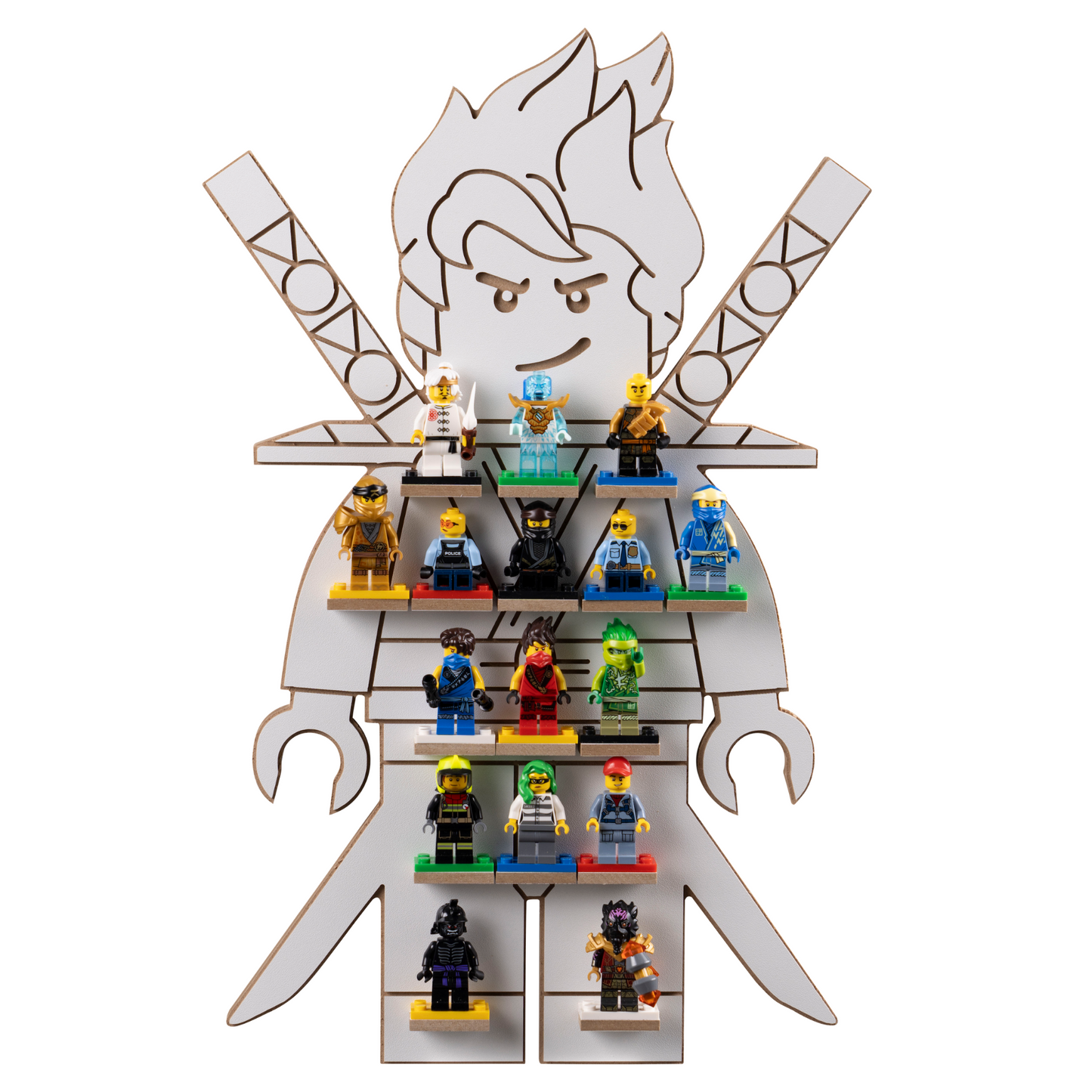 Wandregal für Lego Minifiguren