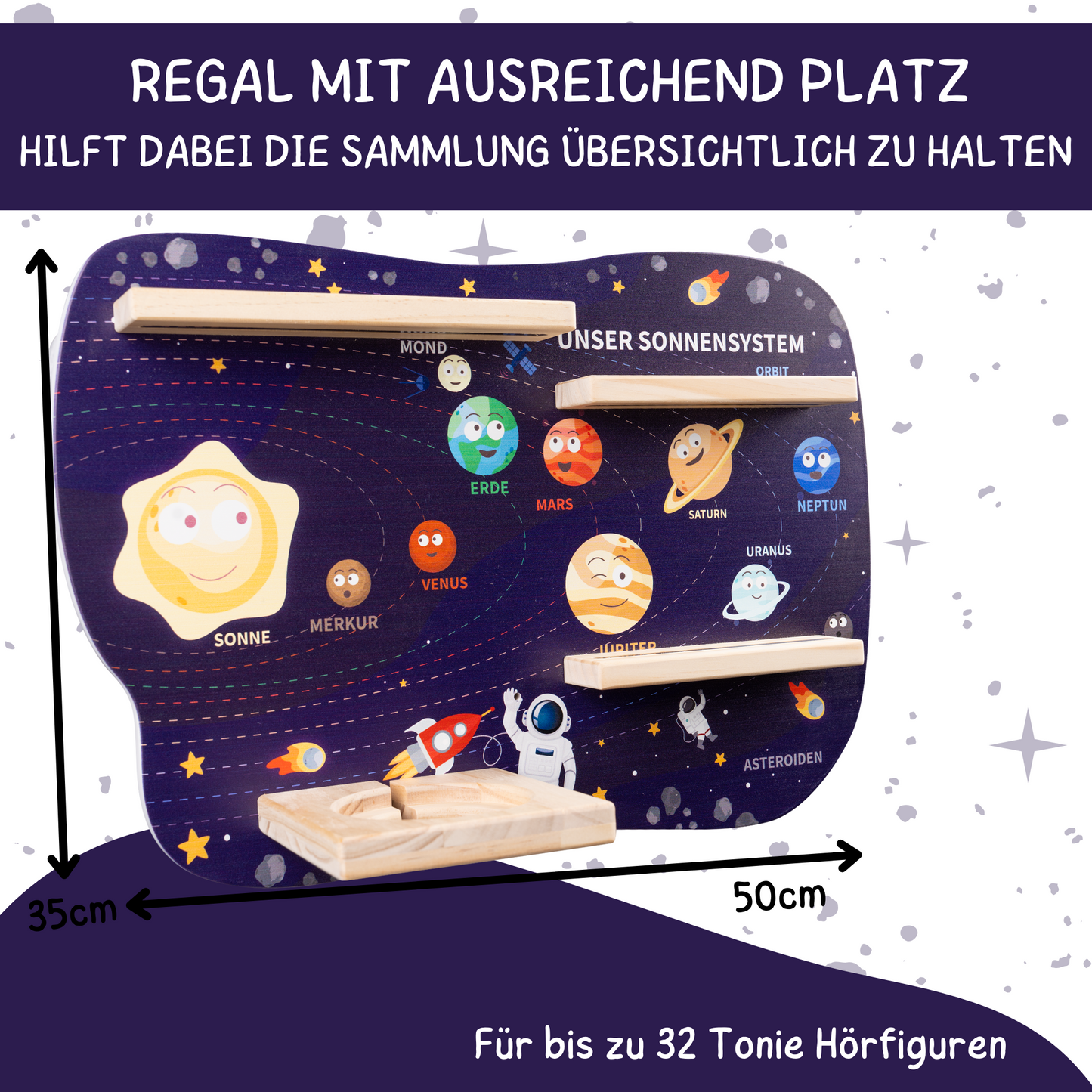 Toniebox Regal "Platzwunder" - Astronaut