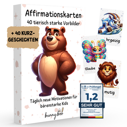 Affirmationskarten für Kinder